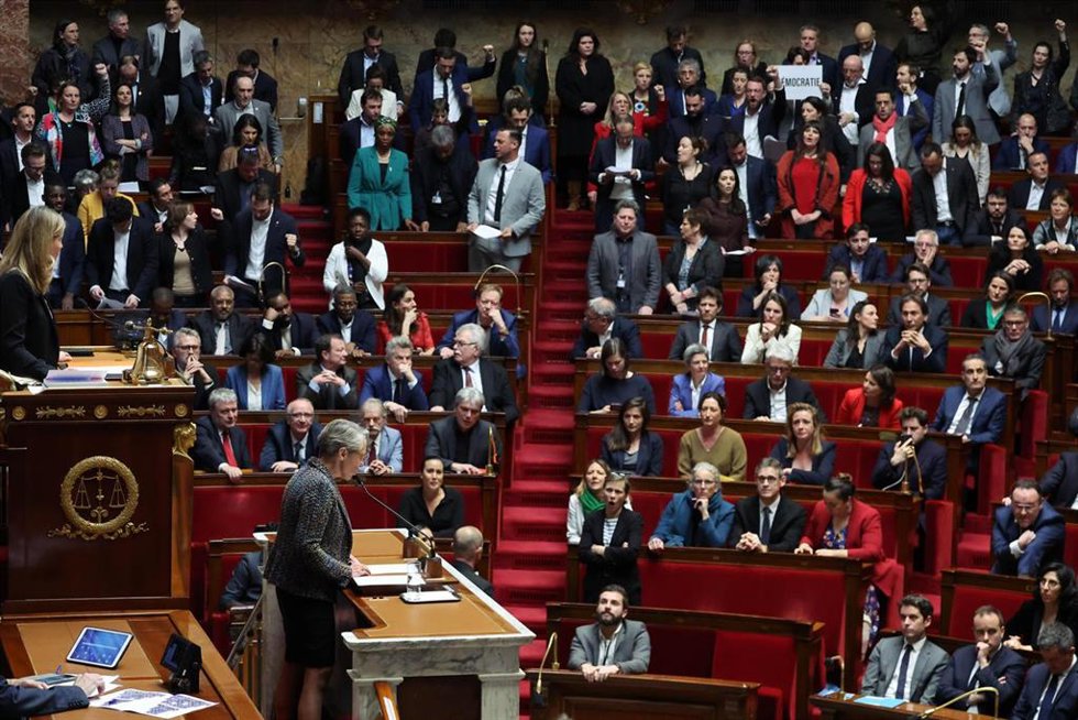 Archivo - Imagen de archivo de una votación en la Asamblea Nacional de Francia.