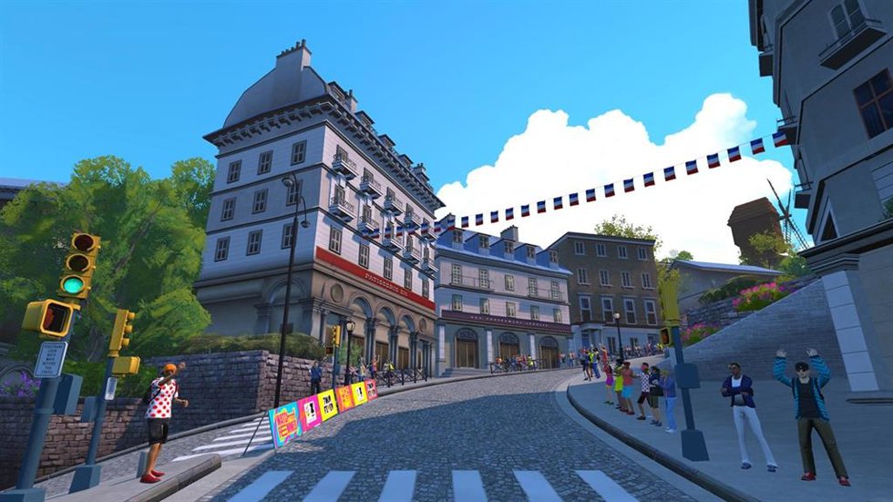 Zwift amplía su mapa de París con la icónica subida a Montmartre por la llegada del Tour de Francia.