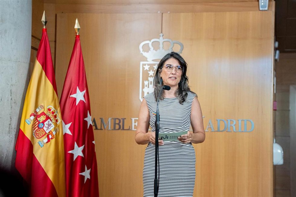 La portavoz de Más Madrid en la Asamblea, Manuela Bergerot.