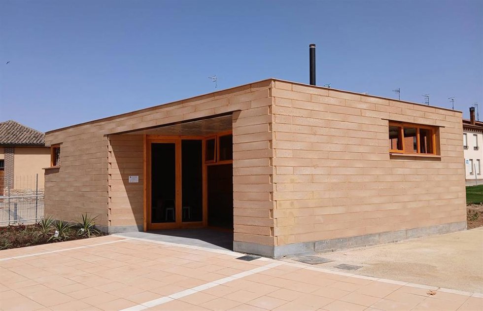 Edificio del punto de información del Camino de Santiago en Frómista.