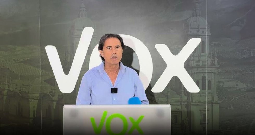 El parlamentario andaluz por Vox en Jaén, Benito Morillo.