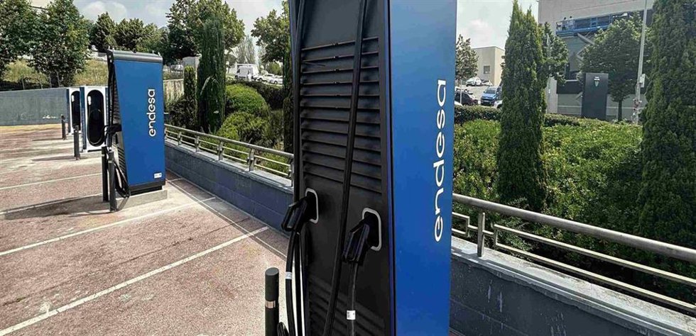 Punto de recarga para vehículo eléctrico de Endesa