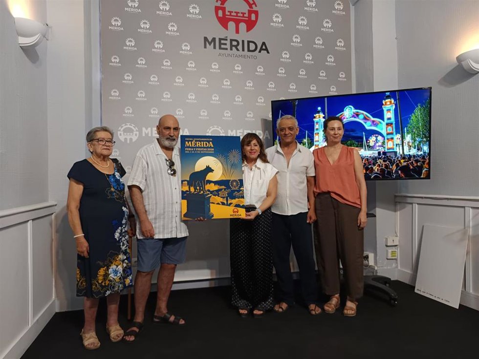 'Destellos En El Valle', Obra Del Emeritense Jesús Vinagre Mateo Ganador Del Cartel De La Feria De Mérida 2026