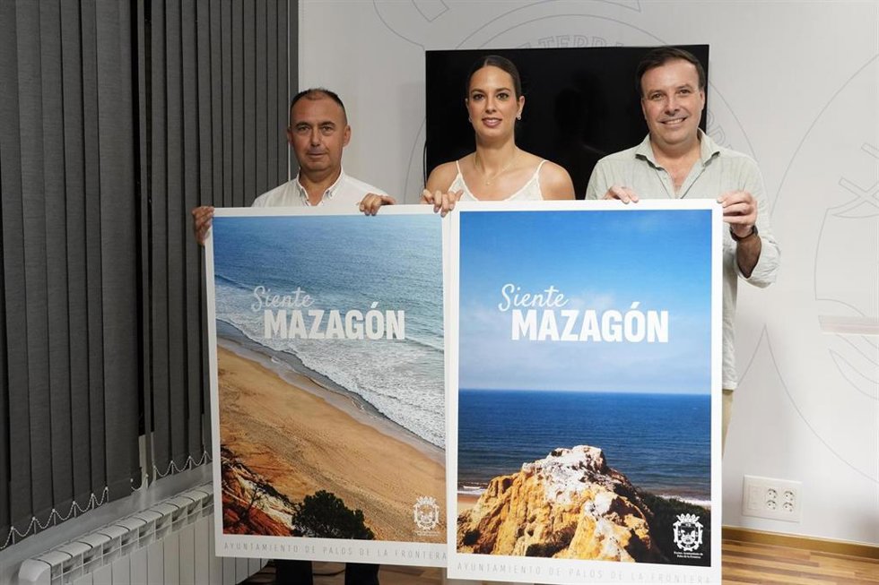 Presentación de la campaña 'Siente Mazagón'  en la Diputación Provincial.