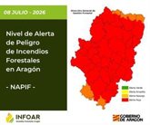 Foto: Casi todo Aragón está en alerta roja por peligro de incendios forestales para este miércoles