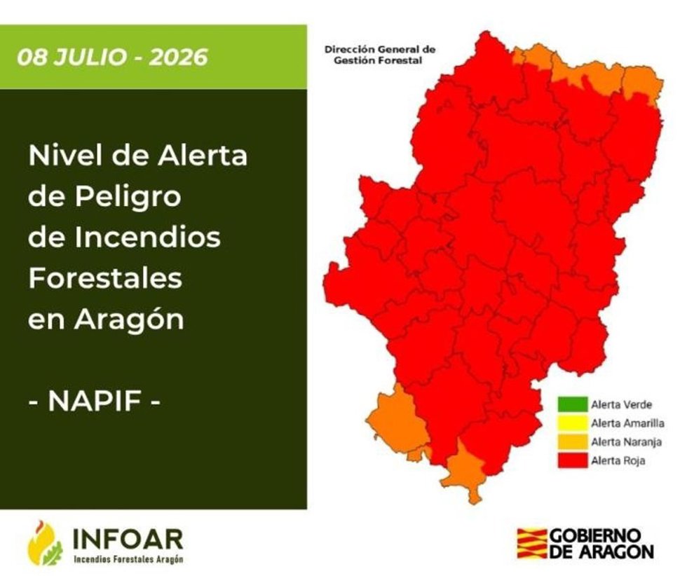 Nivel de Alerta de Peligro de Incendios Forestales (NAPIF) .