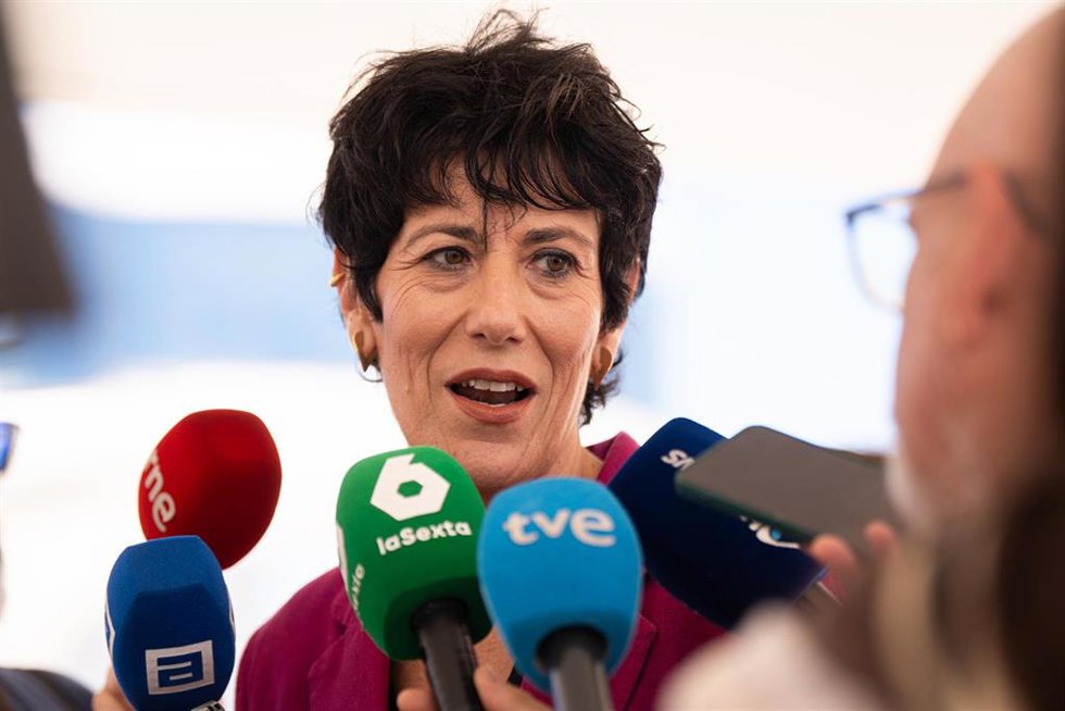 La ministra de Inclusión, Seguridad Social y Migraciones, Elma Saiz.