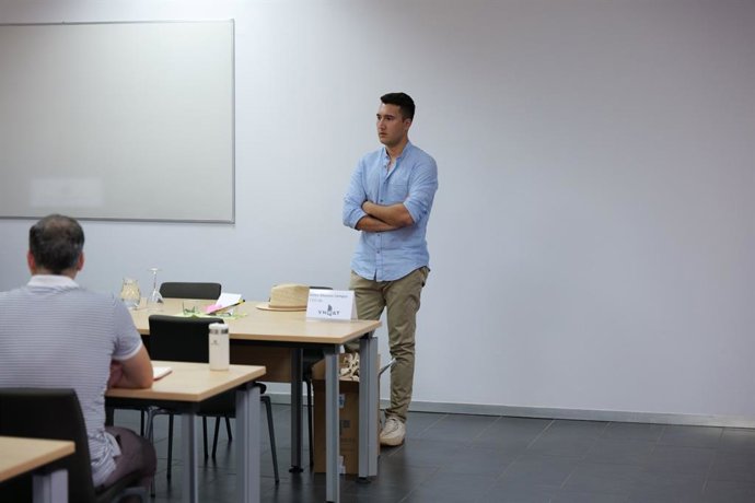 CEO de 'Ynsat', Víctor Moreno, en su intervención durante los cursos de verano de la UNIA