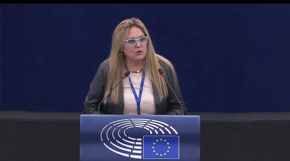 Archivo - La eurodiputada del PP de La Rioja, Esther Herranz.