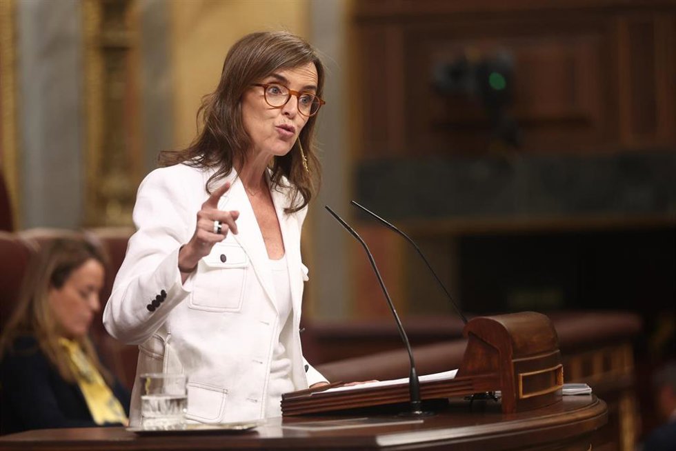 Archivo - La vicesecretaria de Organización del PP, Carmen Fúnez, interviene durante una sesión plenaria en el Congreso de los Diputados, a 27 de mayo de 2026
