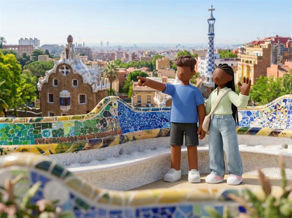Park Güell con IA