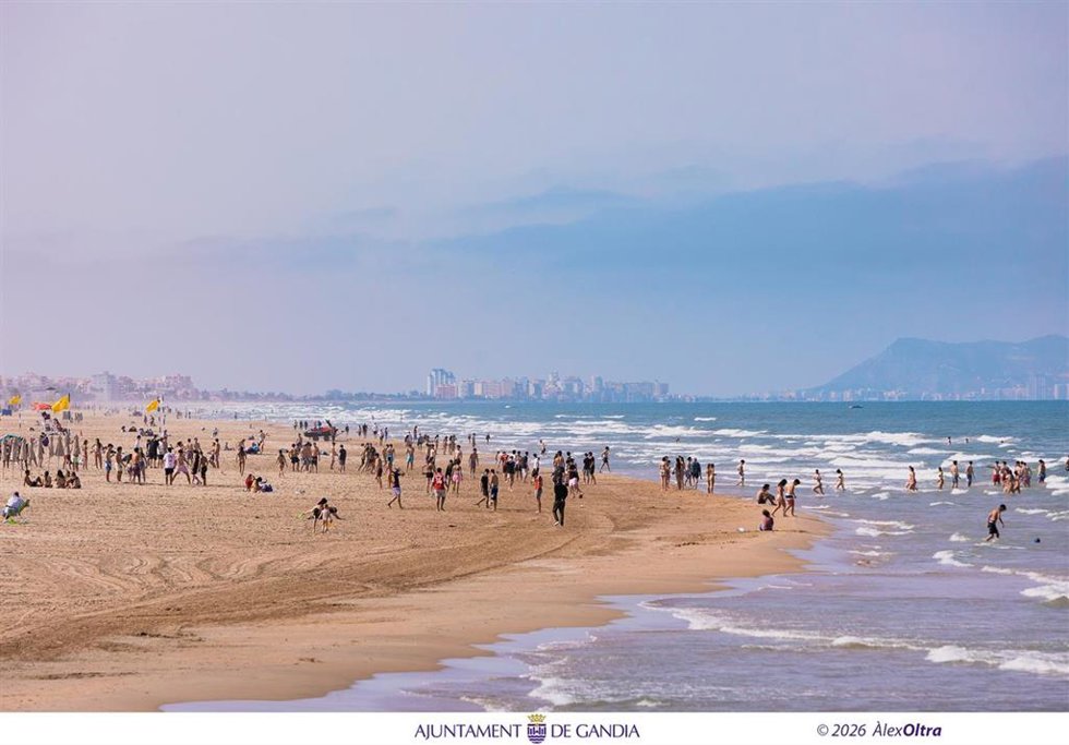 Archivo - Playa de Gandia