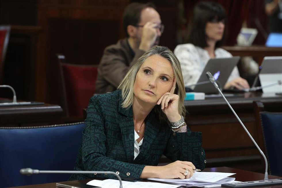 Archivo - La consellera de Trabajo, Función Pública y Diálogo Social, Catalina Cabrer, en un pleno