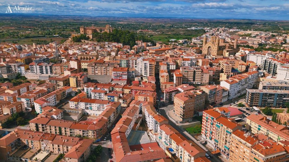 Vista de la ciudad de Alcañiz