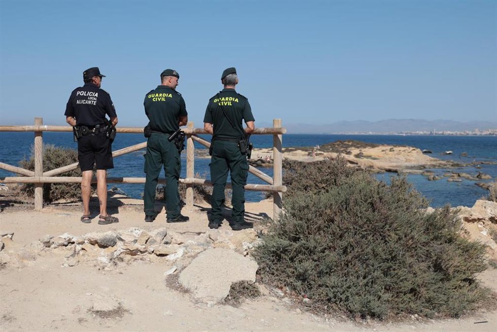 Guardias civiles en Tabarca