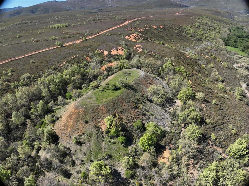 Corona de Filiel, antiguo yacimiento minero y asentamiento romano en la provincia de León.