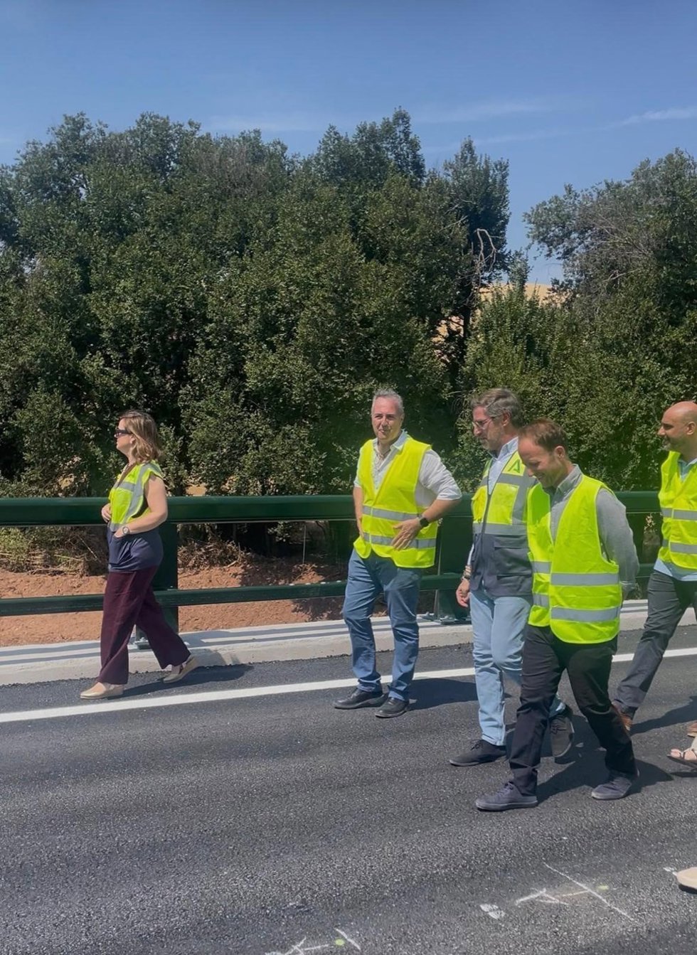 Visita a la A-303 tras su reapertura