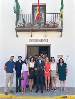 El equipo de Gobierno del PP de Higuera de la Sierra (Huelva).