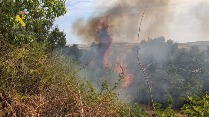 Imagen del incendio