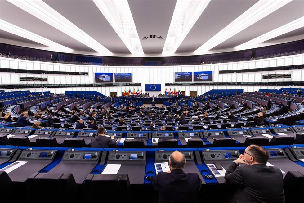 Archivo - Sesión plenaria del Parlamento Europeo, en Estrasburgo.