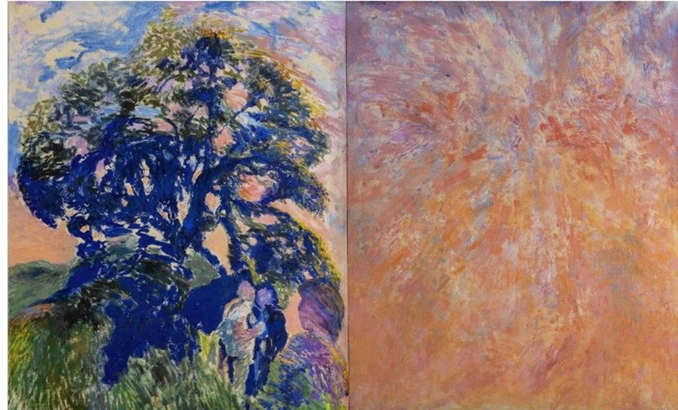 Mari Puri Herrero, El día (Díptico), 1985, de la Colección BBVA