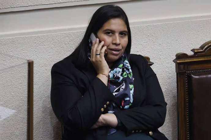 Valparaiso, 9 de junio 2026. La senadora Andrea Balladares en la sesion del Senado  Sebastian Cisternas/Aton Chile