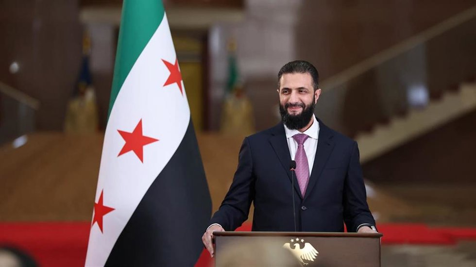 Ahmed al Shara, presidente de Siria.