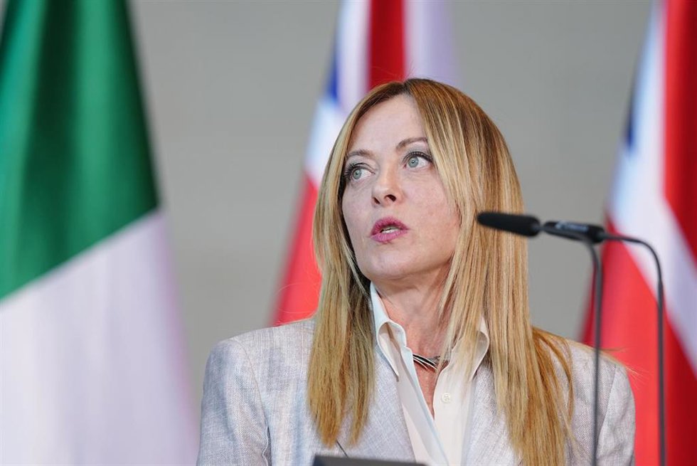 La primera ministra italiana, Giorgia Meloni