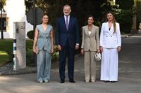 Los Reyes Felipe VI y Letizia acompañan a la Infanta Sofía en su primer discurso oficial en un acto en Zaragoza