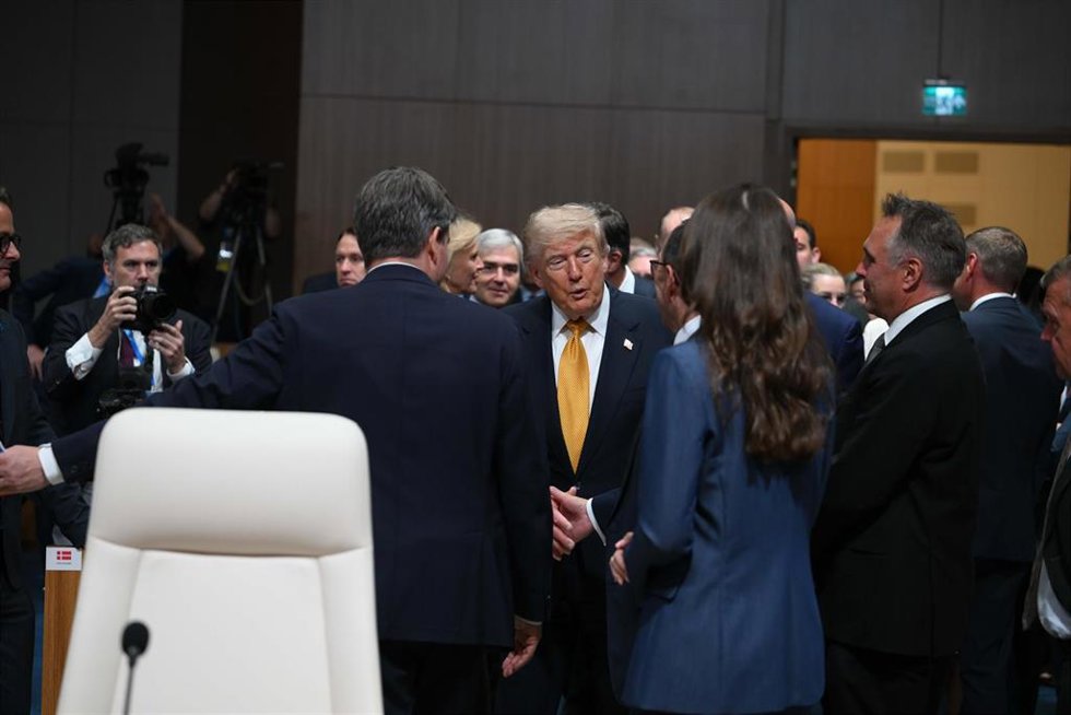 El presidente de EEUU, Donald Trump, en la cumbre de la OTAN en Ankara.