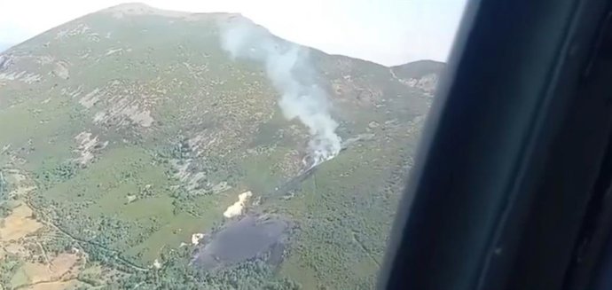CyL registra 60 incendios forestales durante la jornada del miércoles, la mayoría provocados por rayos