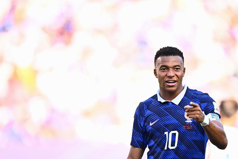04 July 2026, US, Philadelphia: France's Kylian Mbappé gestures on the pitch during the 2026 FIFA World Cup Round of 16 knockout match against Paraguay at Philadelphia Stadium. Photo: Tom Weller/dpa