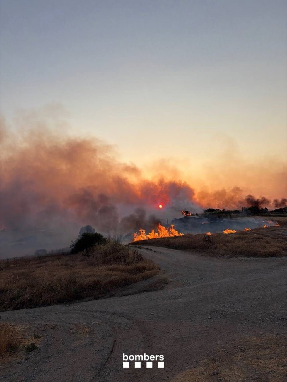 Incendio en Guimerà (Lleida)