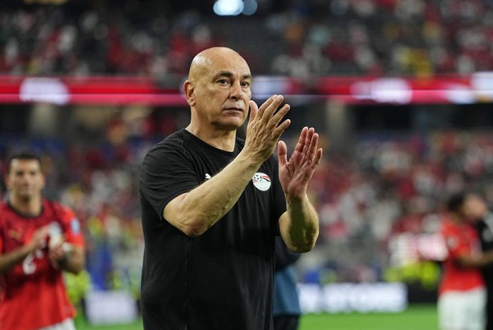 Hossam Hassan durante un partido de Egipto en el Mundial de Estados Unidos, México y Canadá