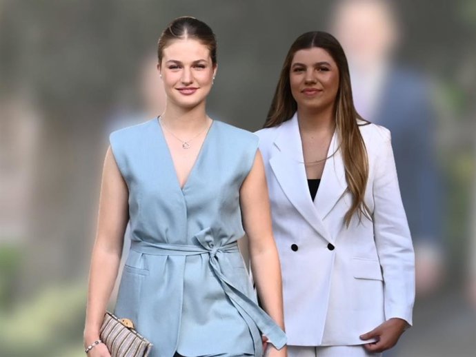 De dónde son y cuánto cuestan los ‘looks’ que la Princesa Leonor y la Infanta Sofía han lucido en Zaragoza