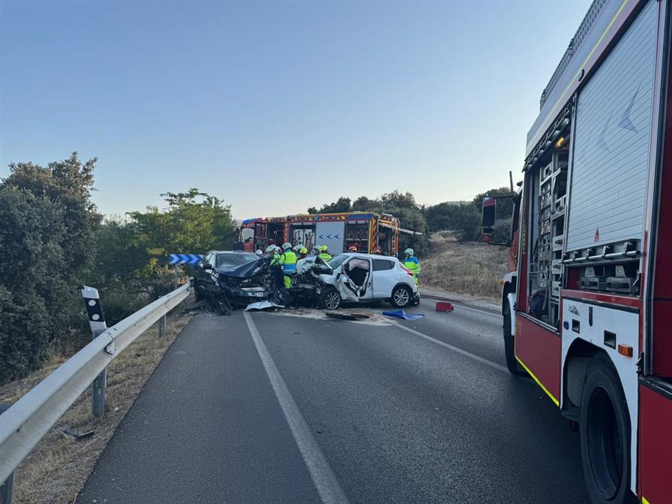 Accidente de tráfico en la M-601 en Collado Villalba