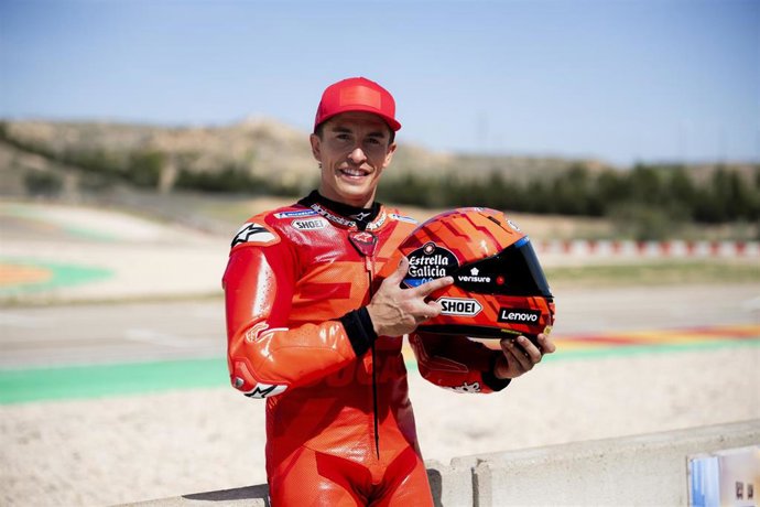 Archivo - El piloto español de MotoGP Marc Márquez (Ducati), embajador de Verisure.