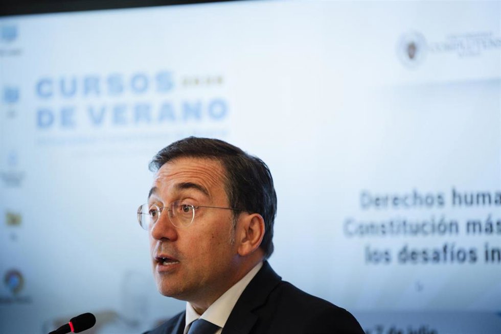El ministro de Asuntos Exteriores, Unión Europea y Cooperación, José Manuel Albares