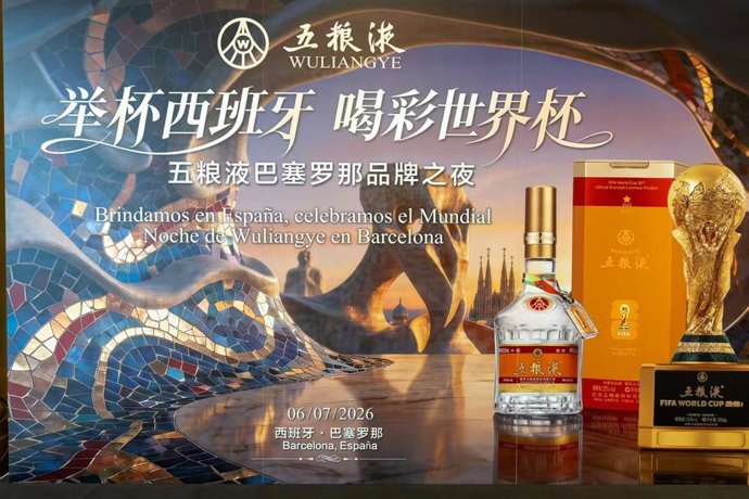 Noche Wuliangye en Barcelona, con España y su pasión mundialista
