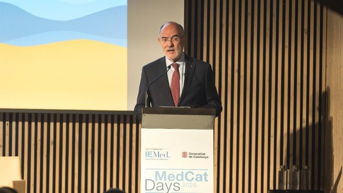 El conseller de Unión Europea y Acción Exterior de la Generalitat, Jaume Duch, en los MedCatDays 2026
