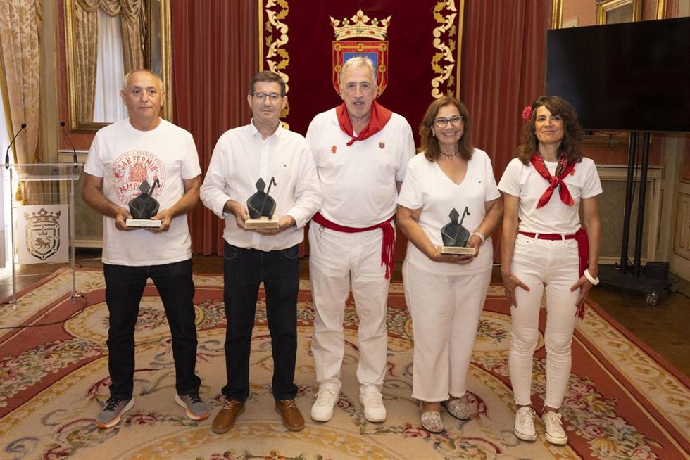 Ganadores del XXIV Concurso de Fuegos Artificiales de Autor de los pasados Sanfermines.