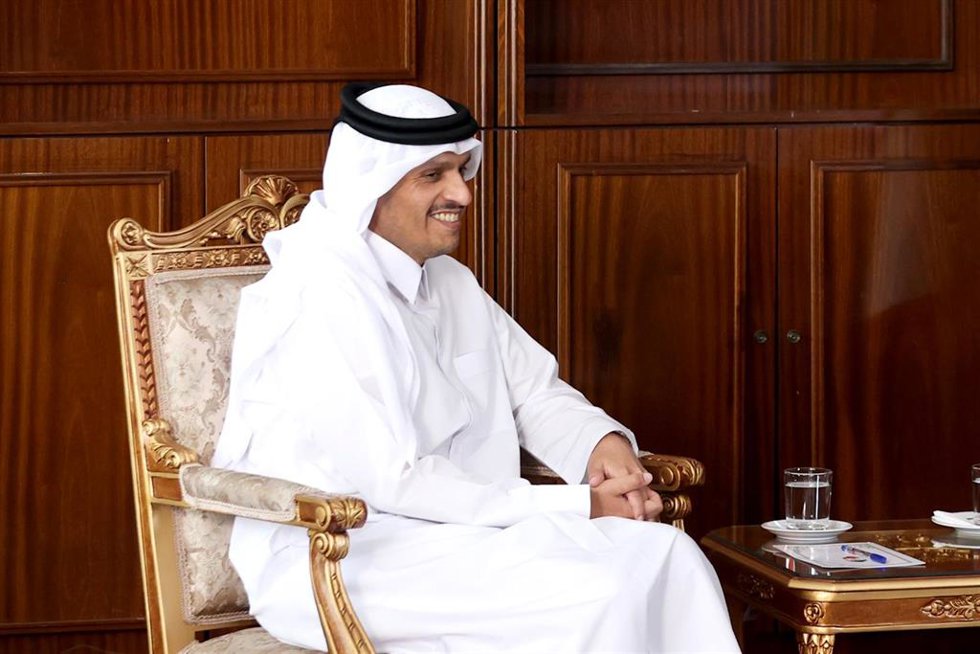Archivo - El primer ministro y titular de Exteriores, Mohamed bin Abdulrahman al Thani.