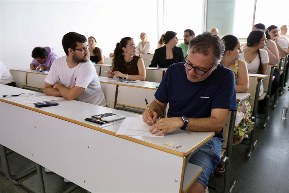 Imagen de archivo de un centro de coordinación de las oposiciones docentes.