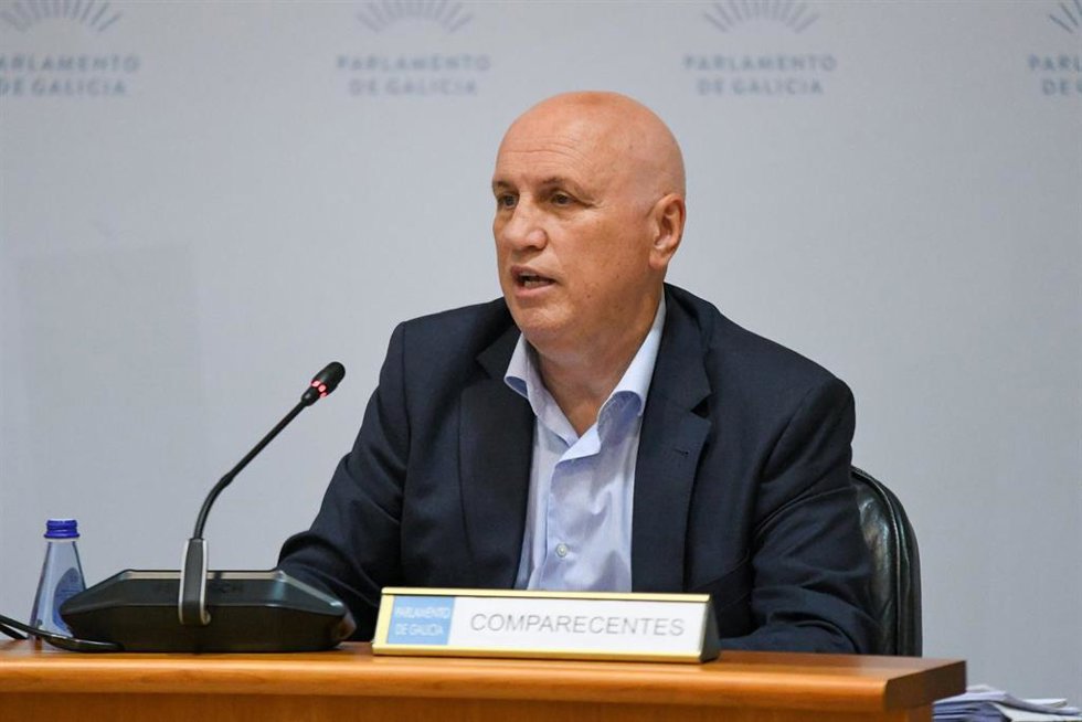 El director de la Axencia Galega de Coñecemento en Saúde (ACIS), Antonio Fernández Campa, en la Comsión 5ª, a 9 de julio de 2026.
