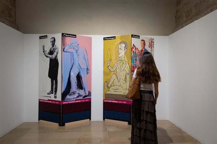 La muestra '34 ilustres x 34 ilustrados' en el Centre del Carme