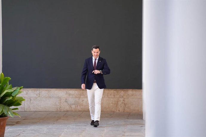 El presidente de la Junta de Andalucía, Juanma Moreno.
