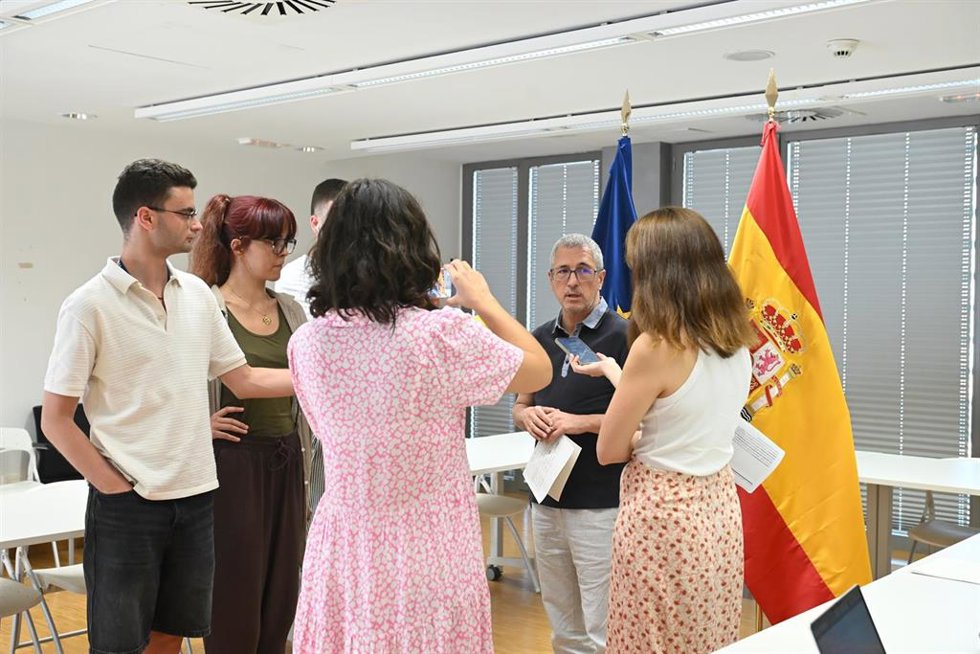 El secretario de Estado de Medio Ambiente, Hugo Morán, durante la celebración de la reunión técnica de coordinación para la campaña estatal contra los fuegos, a 9 de julio de 2026, en Madrid (España). 