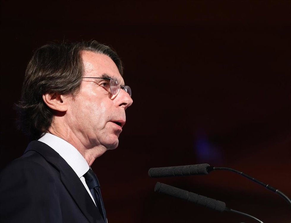 El expresidente del Gobierno y presidente de la Fundación FAES, José María Aznar