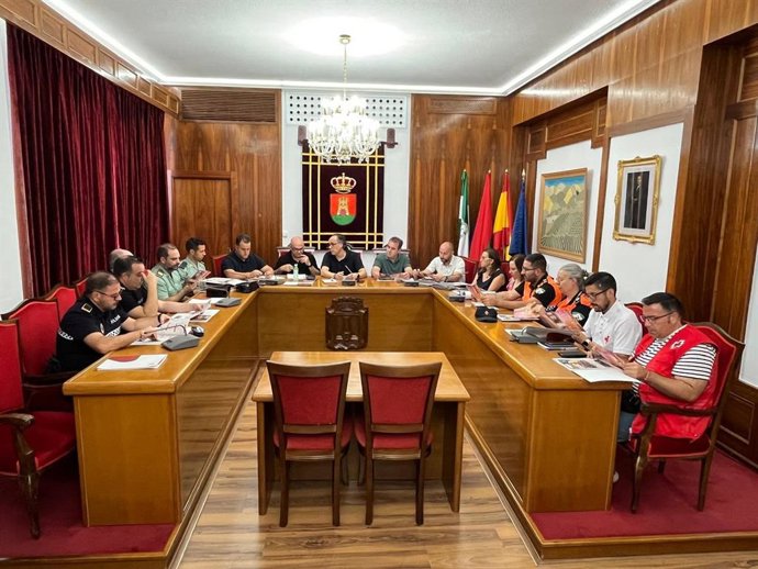 Reunión de la Junta Local de Seguridad.