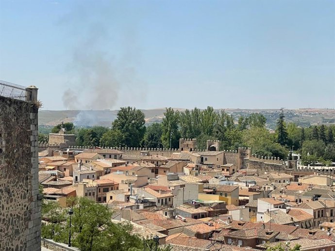 Incendio en Los Lavaderos de Rojas en Toledo